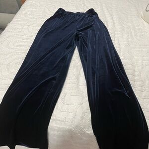 Elegant Navy Straight Leg Pants